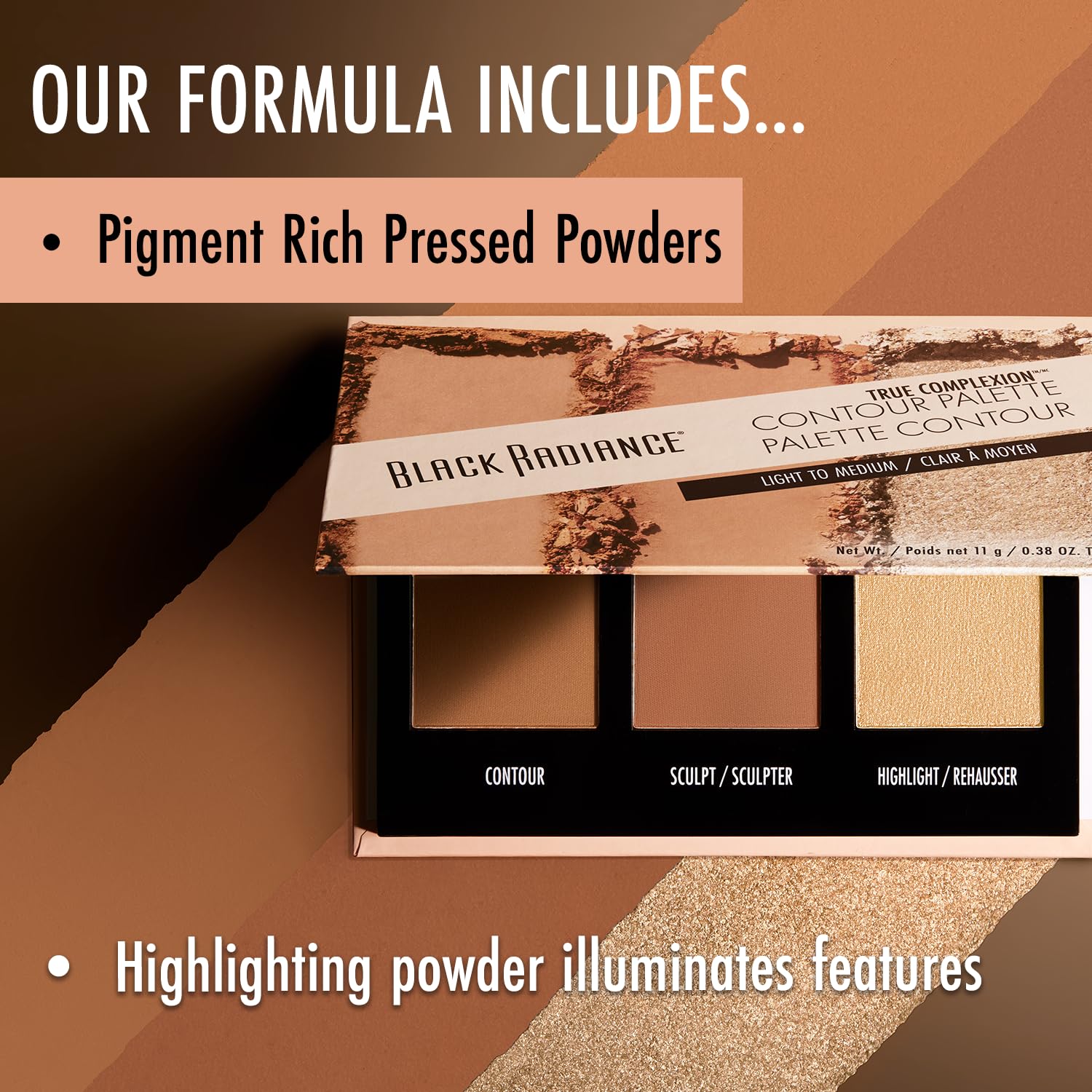 Black Radiance True Complexion Contour Palette, Dark To Deep - Image 5