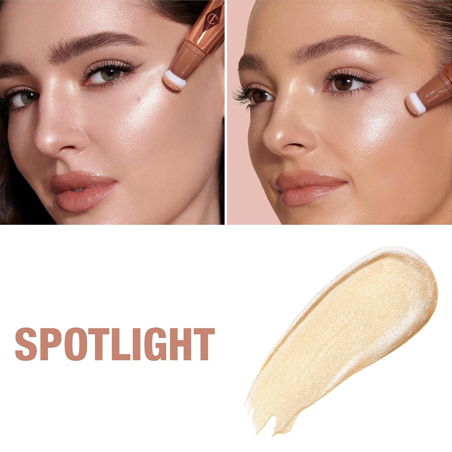 Charlotte Tilbury Beauty Light Wand Liquid Highlighter Makeup - Soft-Focus Highlighter & Blush for Cheeks - Pearlescent, Weightless Radiant Finish - Image 2