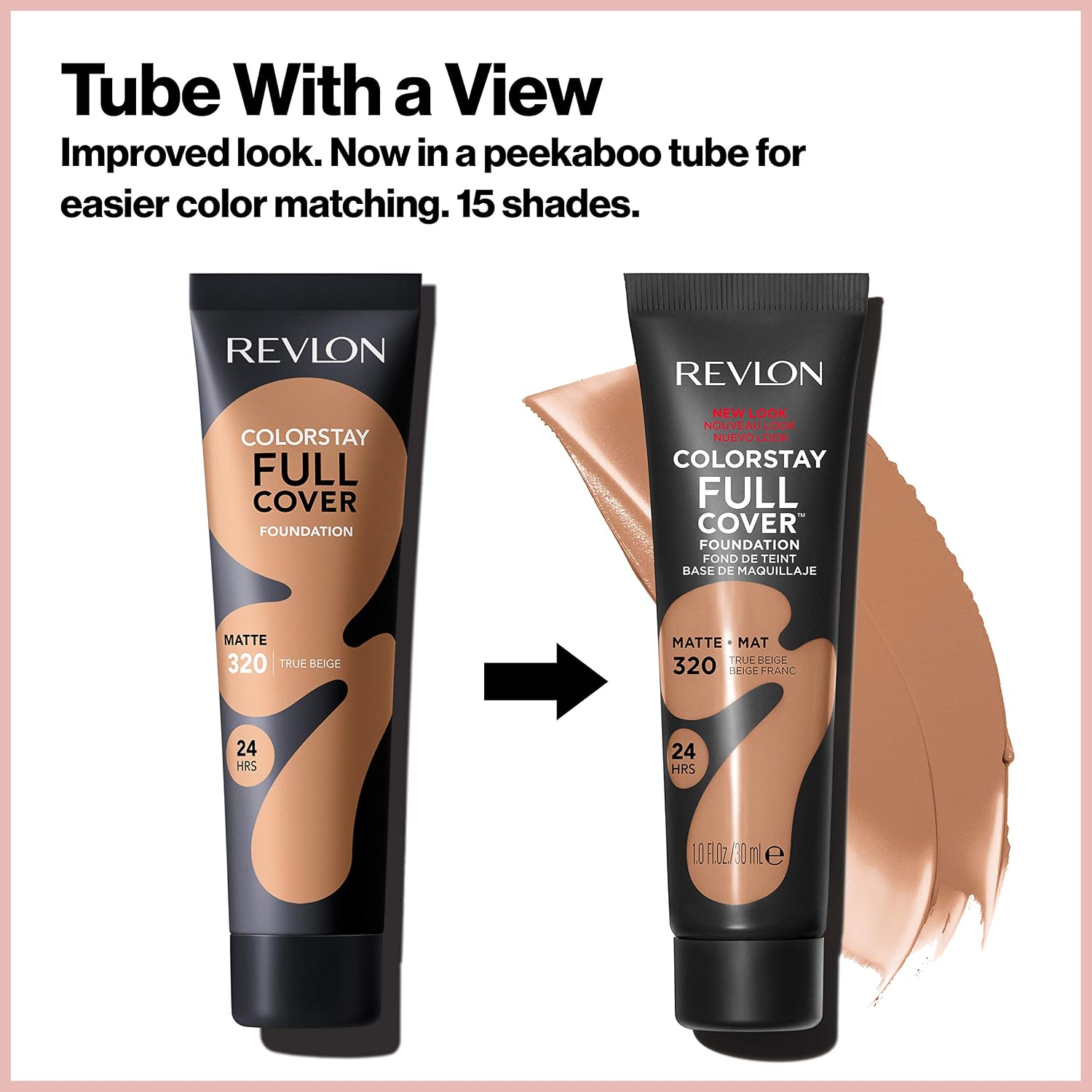 Revlon ColorStay Full Cover Foundation, 220 Natural Beige, 1.0 fl oz | Full-coverage longwear matte foundation. Lightweight, heat & sweat resistant face makeup. - Image 6