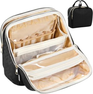 Makeup Bag, Large Capacity with Roo...