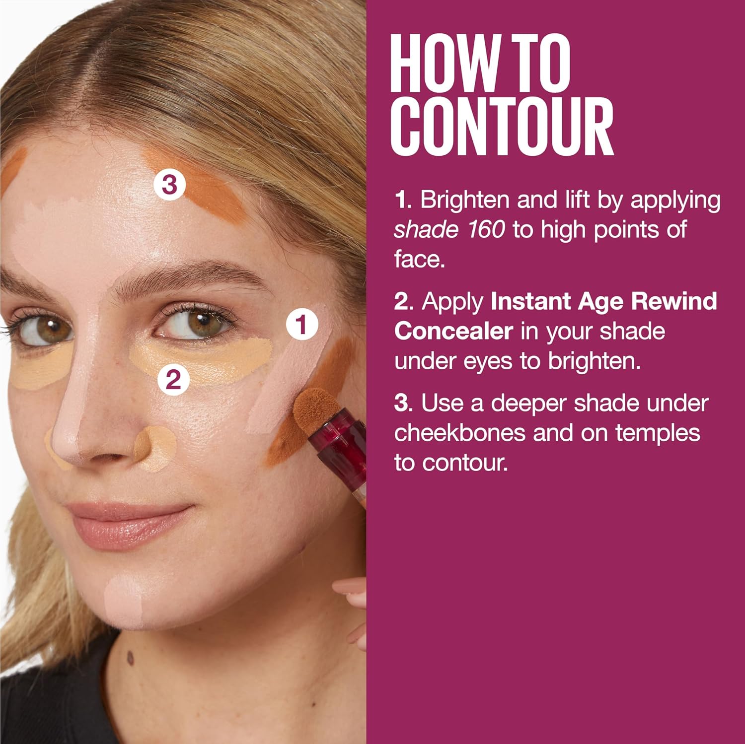 Maybelline Instant Age Rewind Eraser Dark Circles Treatment Multi-Use Concealer, 110, 1 Count (Packaging May Vary) - Image 7