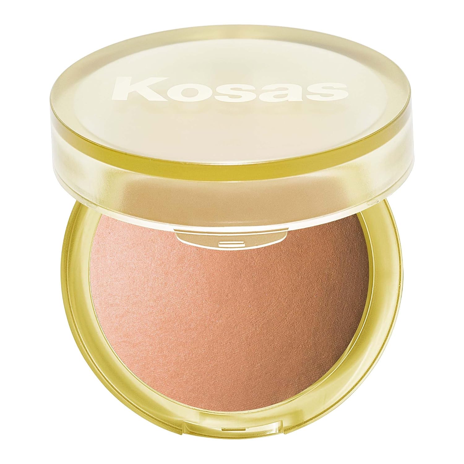 Kosas The Sun Show Talc-Free Baked Powder Bronzer for Face, Beachy | Lightweight baked bronzer to deliver buildable, natural-looking warmth with a smooth, radiant finish.