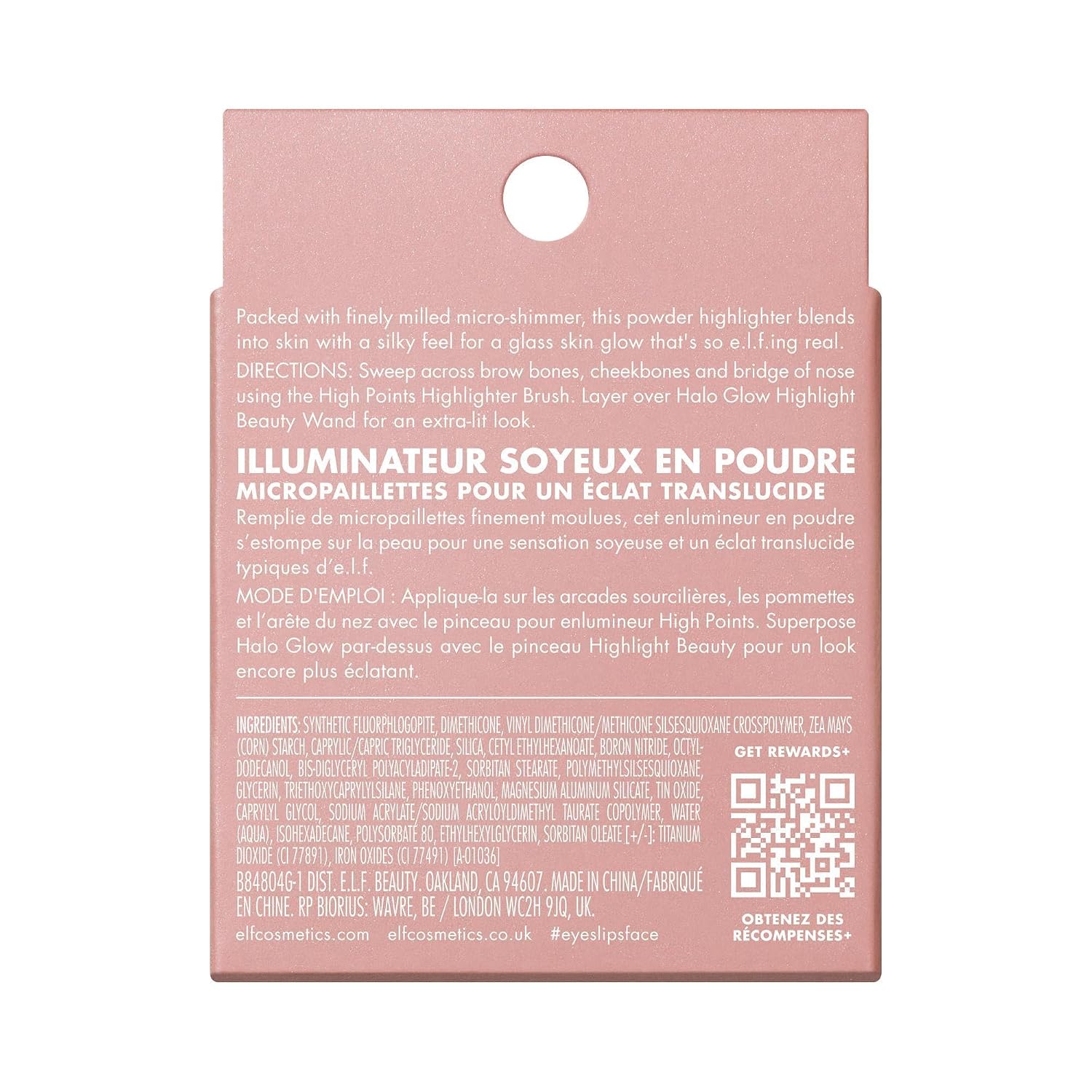 e.l.f. Halo Glow Silky Powder Highlighter, Long-Lasting Luminous Face Finish, Cake-Resistant With Micro-Shimmer, Vegan & Cruelty-Free, Blush Money - Image 10