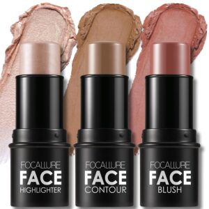 FOCALLURE 3 Pcs Cream Contour Stick...