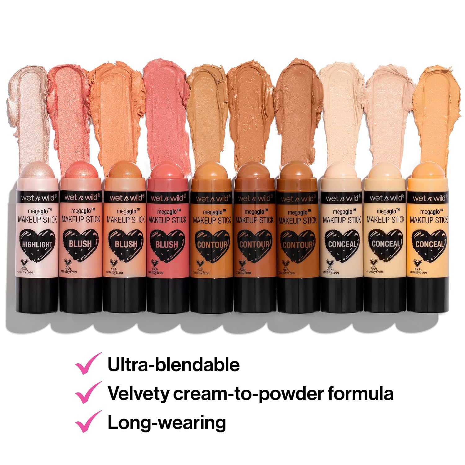 wet n wild MegaGlo Makeup Stick, Buildable Color, Versatile Use, Cruelty-Free & Vegan - Where's Walnut? - Image 6