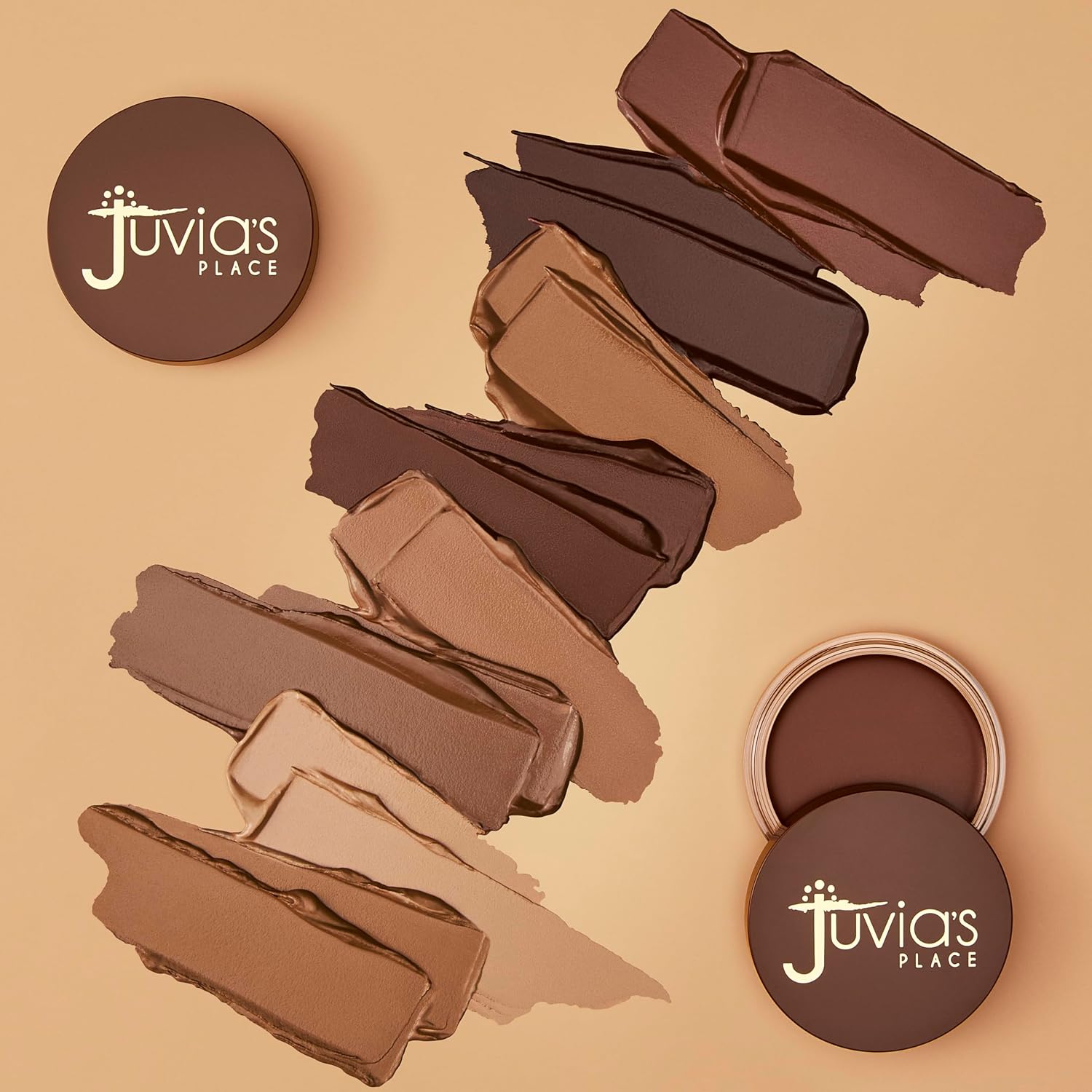 Juvia's Place Bronzed Cream Bronzer - Honey, Matte Shimmer Finish Contour | Sun-kissed Warmth With A Matte Shimmer Finish. Blendable Cream Bronzer Texture Creates Sculpted Makeup Looks With Rich Color - Image 2