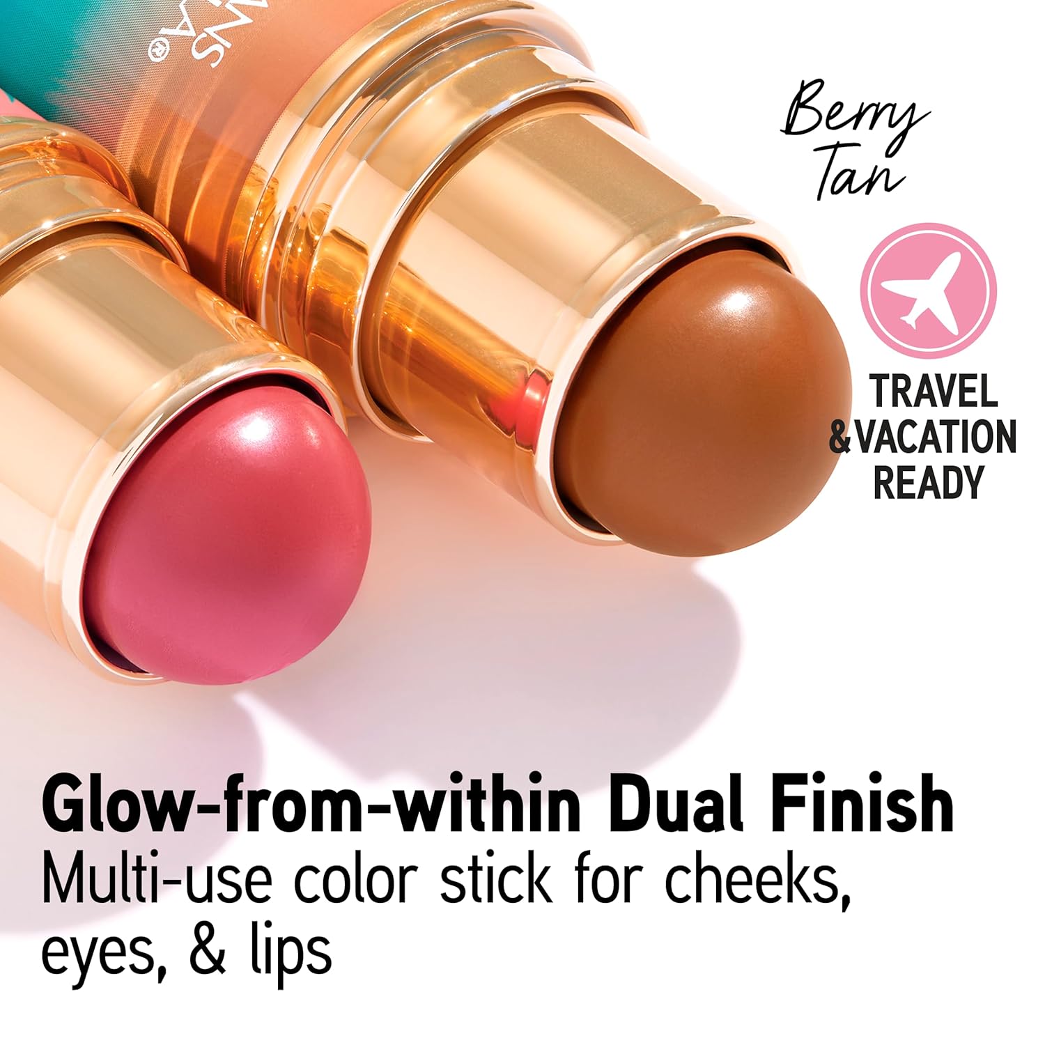 Physicians Formula Butter Glow & Go Multiuse Stick, Ultra-Creamy Radiant Finish Formula with Murumuru Butter, Vegan & Cruelty-Free- Berry Tan - Image 2