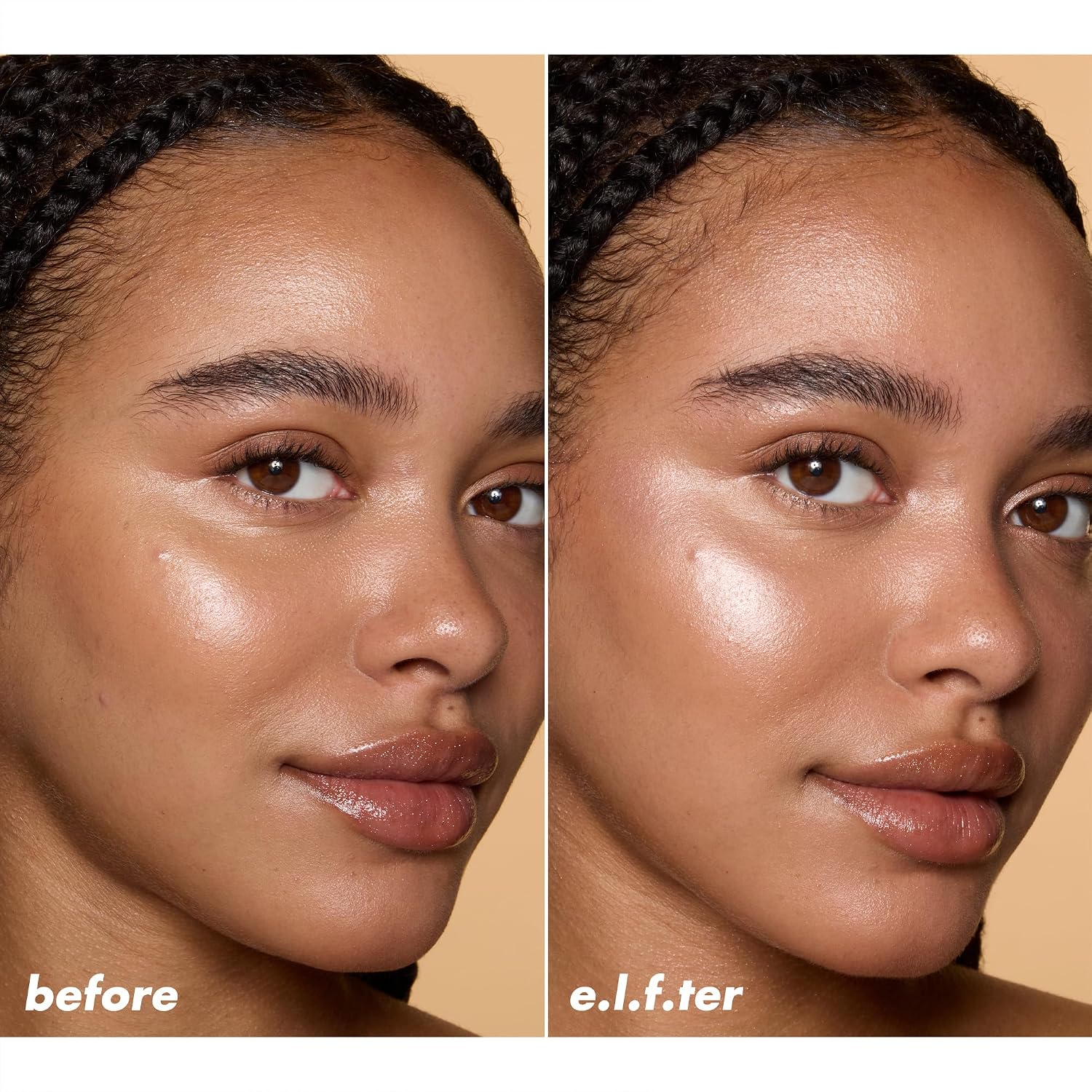 e.l.f. Halo Glow Silky Powder Highlighter, Long-Lasting Luminous Face Finish, Cake-Resistant With Micro-Shimmer, Vegan & Cruelty-Free, Blush Money - Image 5