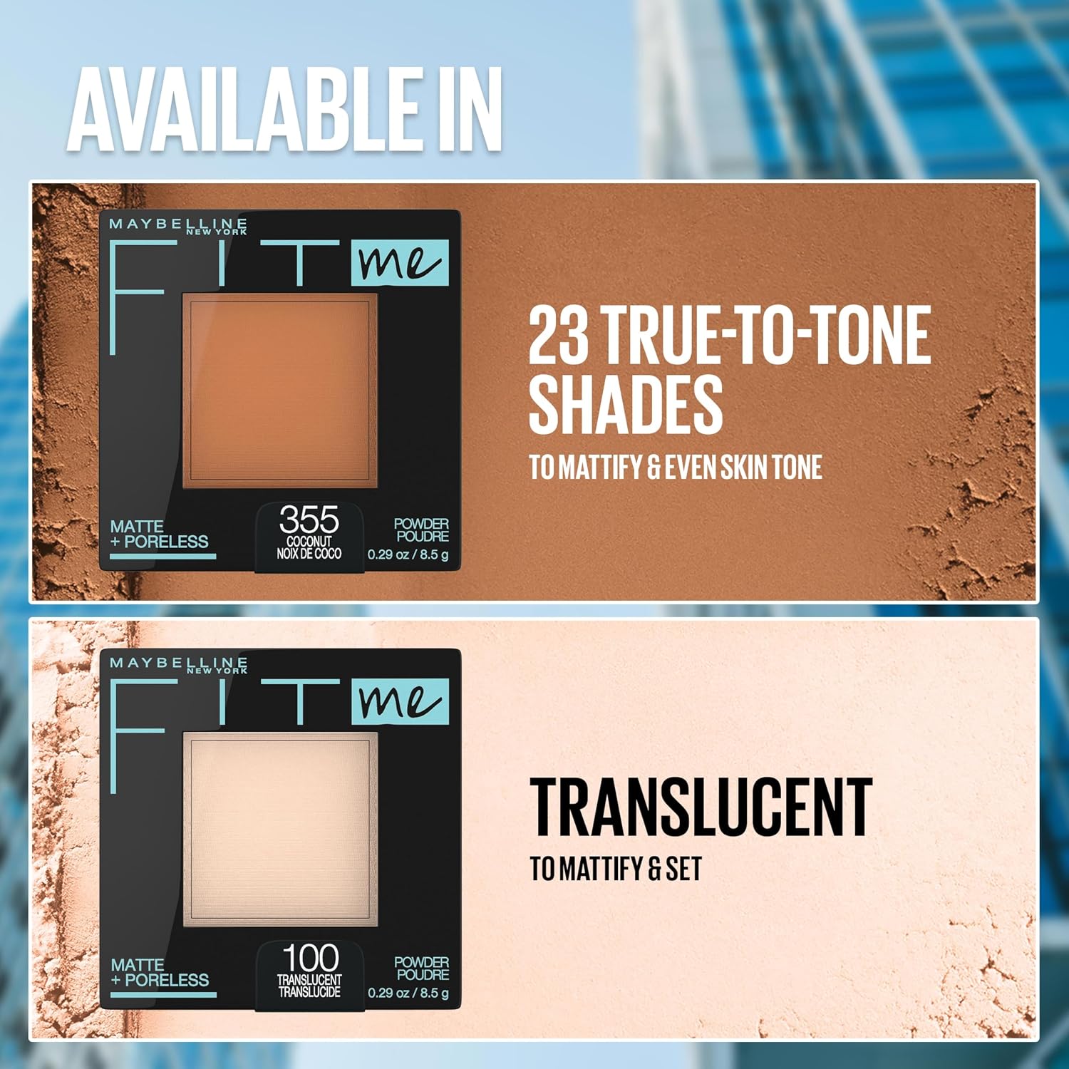 Maybelline Fit Me Matte + Poreless Pressed Face Powder Makeup & Setting Powder, Translucent, 1 Count - Image 6