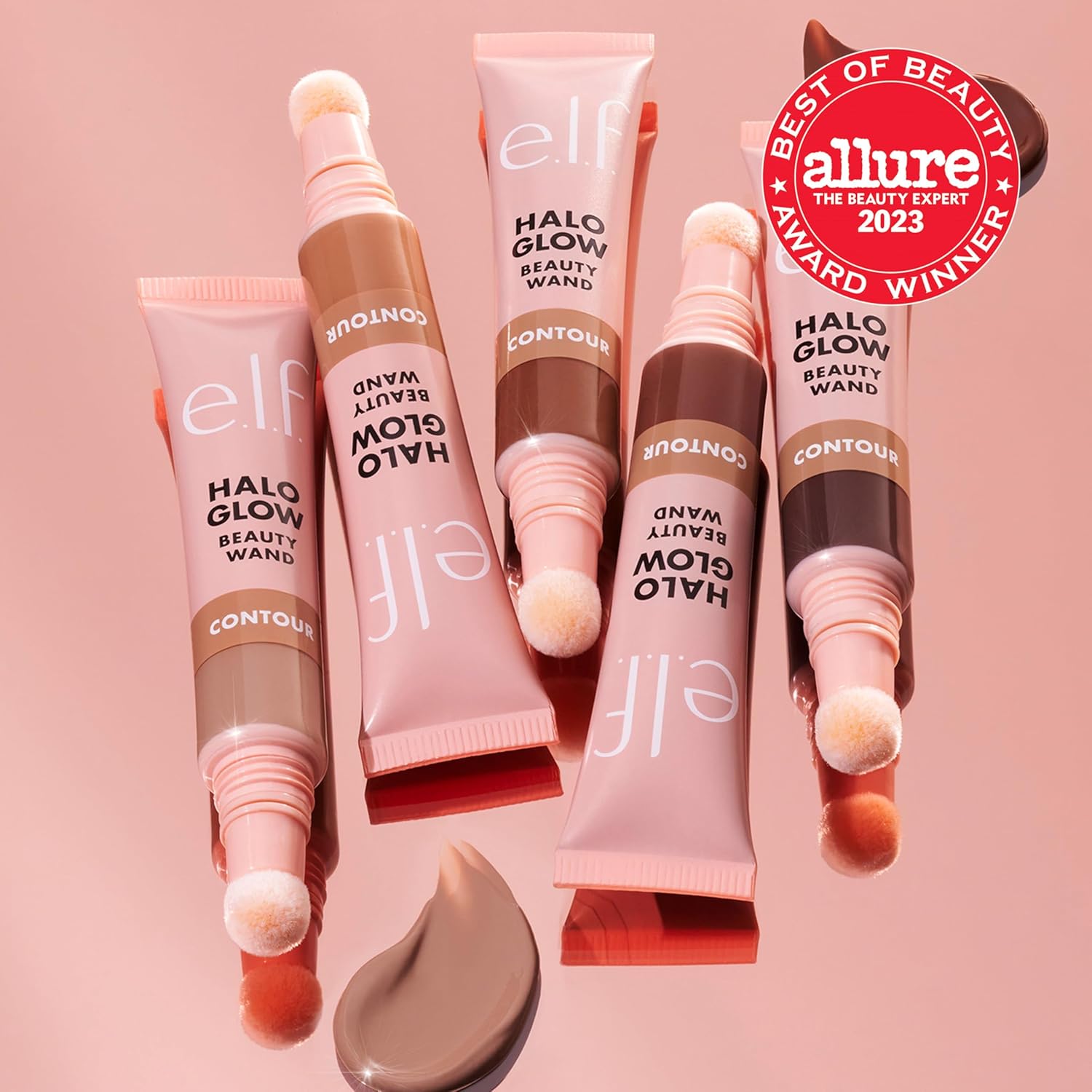 e.l.f. Halo Glow Contour Beauty Wand, Tan/Deep | Liquid Contour Wand For A Naturally Sculpted Look, Buildable Formula, Vegan & Cruelty-free - Image 5