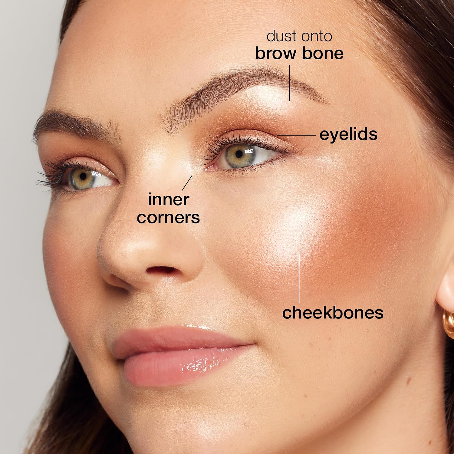 tarte glow wardrobe highlighting eye & cheek palette – Highlighter, Blush, Bronze & Eyeshadow All-in-One Face & Eye Viral Makeup for Everday Radiant Blendable Glow, Vegan & Cruelty Free, full size - Image 3