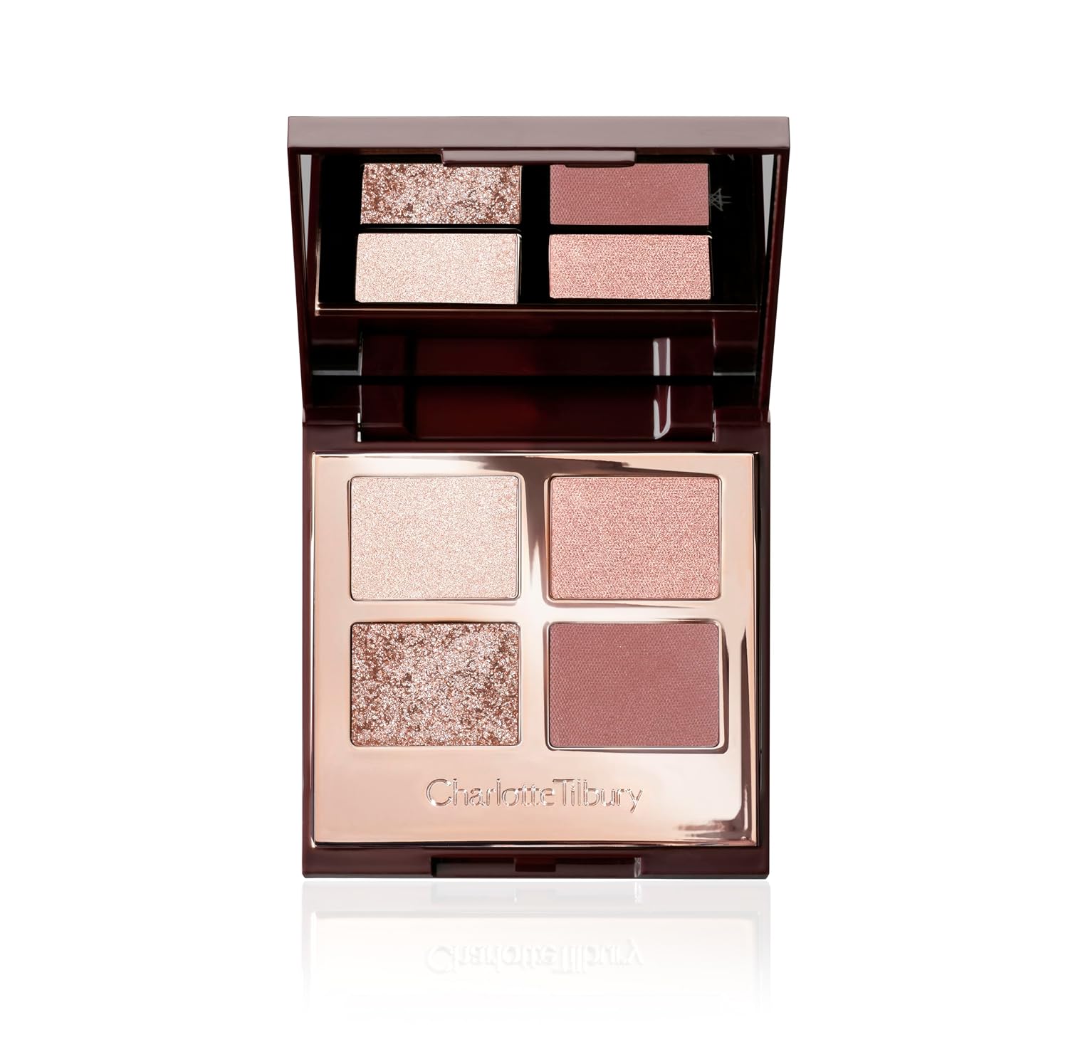 Charlotte Tilbury Bigger, Brighter Eyeshadow Palette | Shimmer & Satin Matte Eyeshadow Quad with a Rich Powder Formula - Includes 4 Complementary Shades - Exagger-Eyes