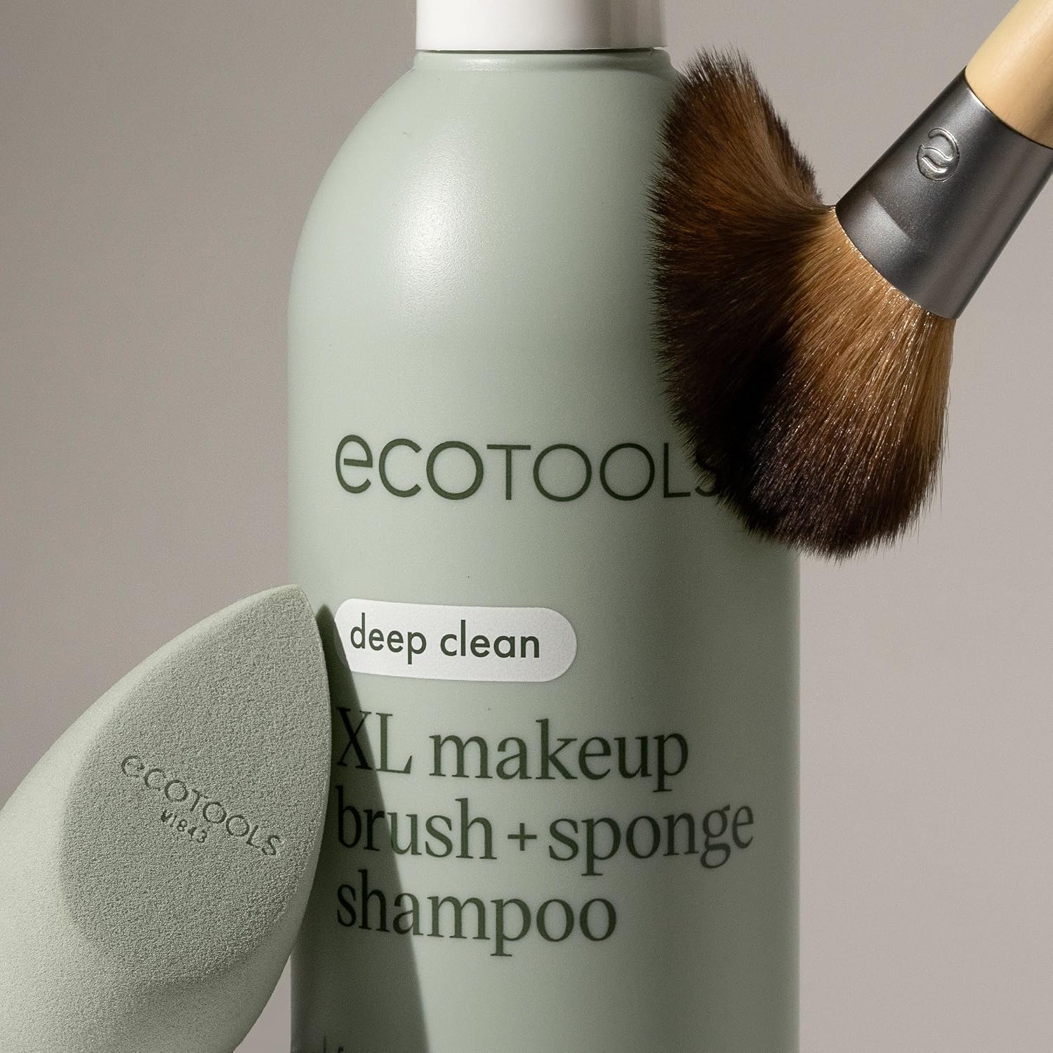 EcoTools XL Makeup Brush Cleanser, Sponge Shampoo, Fragrance-Free, 16 Fl Oz | Cleaner brushes and sponges, makeup brush soap for daily washing, beauty blender cleaner, plant based, sulfate free - Image 10