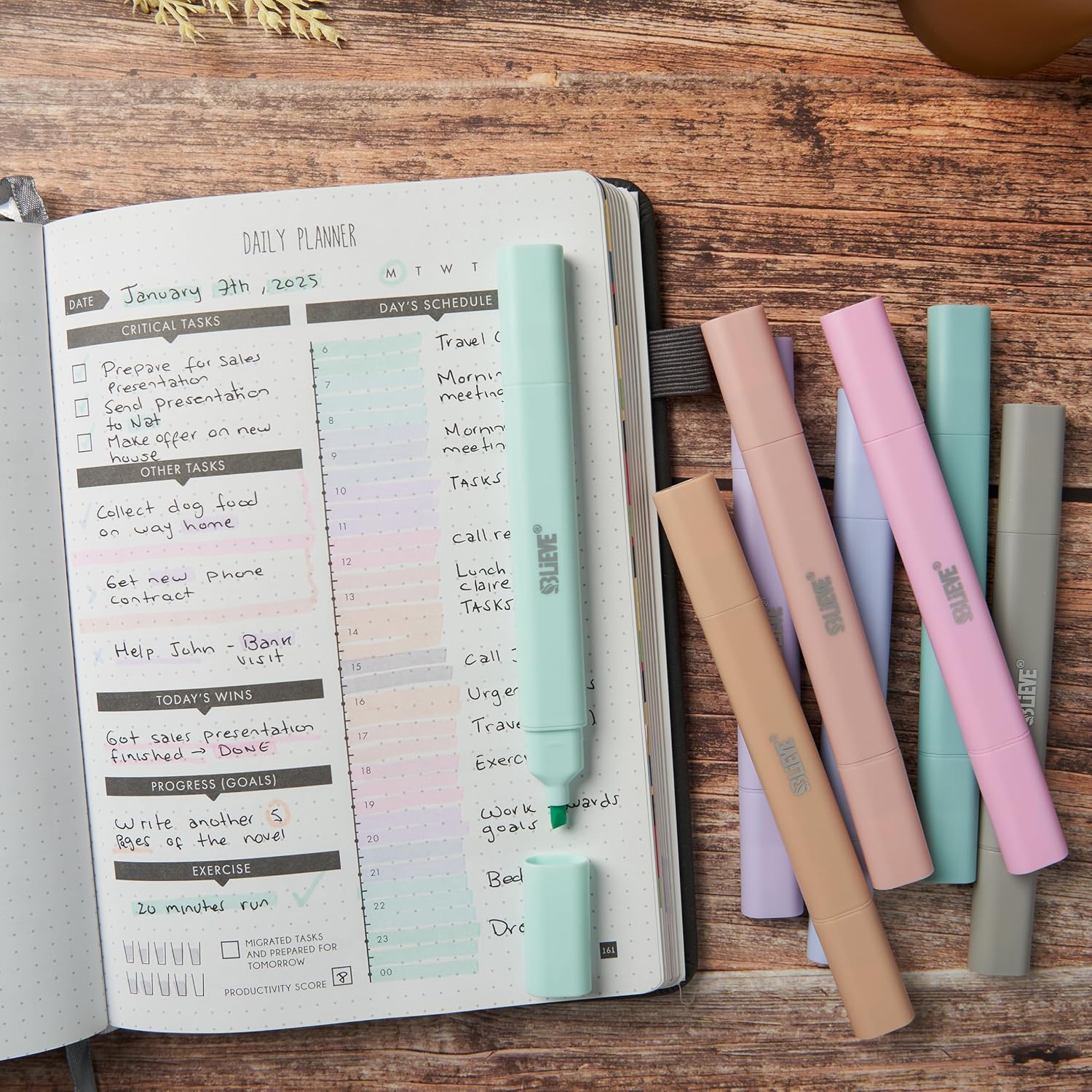 BLIEVE Bible Highlighters No Bleed Through, Pastel Colors, Dual Tip, 8 Pack | Aesthetic Cute Highlighters, Chisel Tip & Fine Point For Bible & Journaling, Back To School Supplies - Image 3