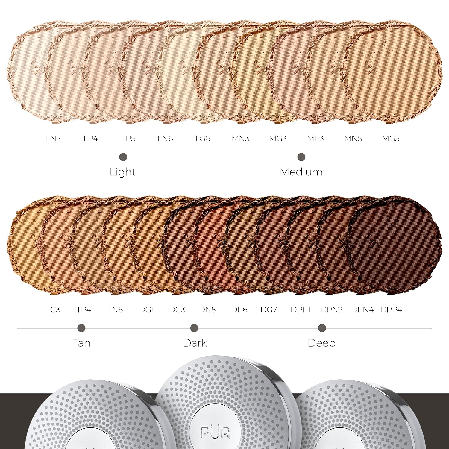 PÜR 4-in-1 Pressed Mineral Makeup Powder Foundation with SPF 15 | Buildable Foundation Coverage - Smooth, Even-Looking Complexion Makeup Delivers Custom Coverage and Comfortable Everyday Wear - Image 5