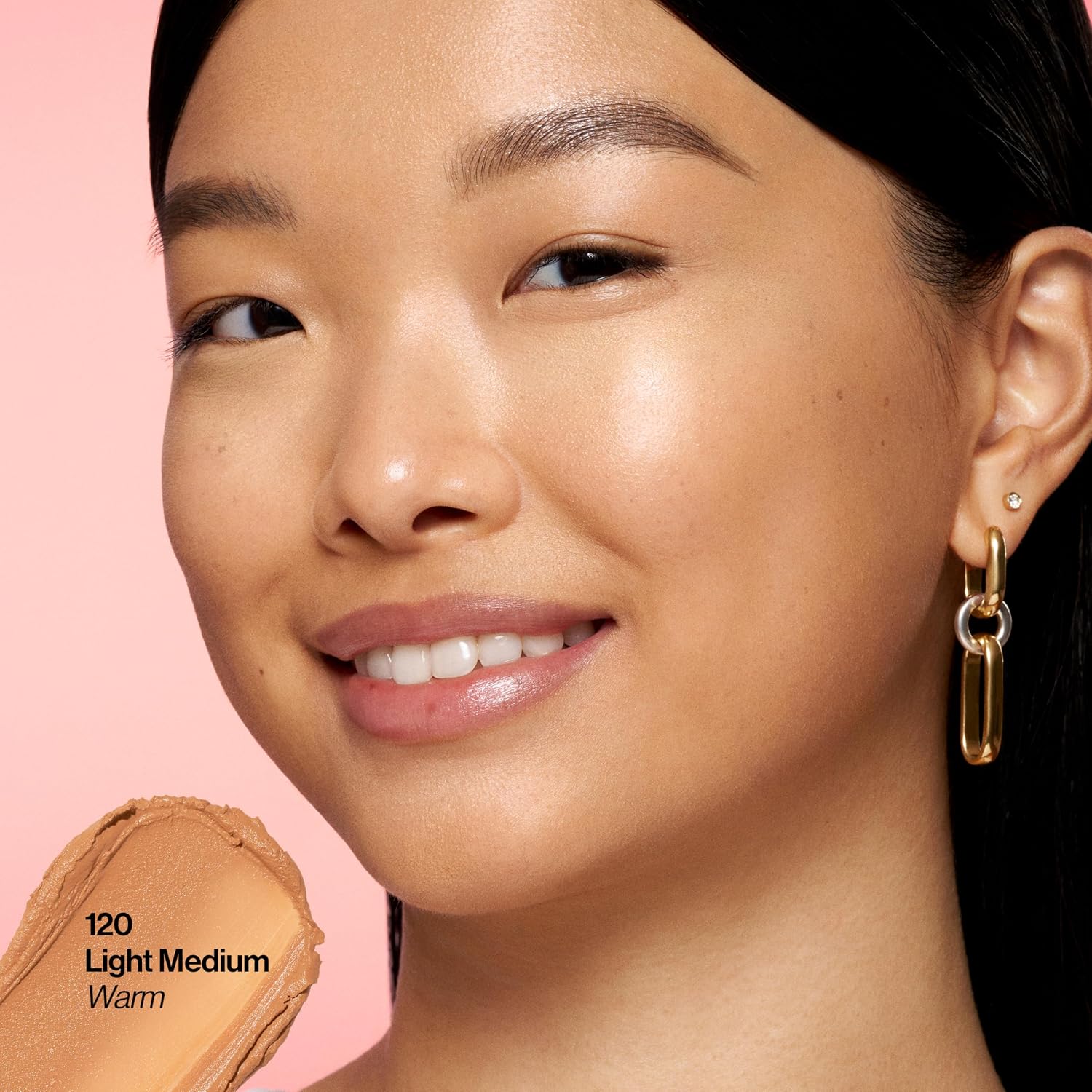 Revlon Glimmer Tinted Moisturizer Stick, 120 Light-Medium, 0.31 oz | Delivers buildable coverage, a glowy finish, and all-day hydration in one easy-to-use stick. Brightens complexion. - Image 3