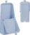 Kacctyen Makeup Brush Case Silicone Standing Makeup Brush Holder,Light Blue | Silicone Make up Travel Bag with Suction Portable Cosmetic Organizer Phone Stand Pouch for Travel Home Back to School Use