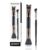 2PCS Nose Contour Brushes, 2-In-1 U-Shaped & Fluffy Brush, Angled Brush
