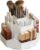 360° Rotate Makeup Brush Holder Organizer with 9 Slots, Makeup Organizers | Countertop, Makeup organization and Skincare Storage for Vanity, Desktop, Bathroom