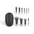 Portable 10Pcs Mini Makeup Brush Set with Travel Pouch, Small Cosmetic Brushes Kit for Foundation, Blush, Eyeshadow, Powder, Contour