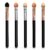 UorPoto Eyeshadow Applicators Sponge Double Sided Reusable 5Pcs Professional Blendable Organic Foam Tip Makeup Eye Shadow Applicator Brush Set Washable