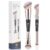 Foundation Concealer Brushes, 2PCS Premium Duo-end Makeup Brush Set | Face Makeup Brush for Powder Liquid Contour Blending Bronzer Concealer Cream Blush, Vegan & Cruelty-Free