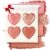 Highlight Contour Blush Palette,Pigmented Long Lasting Shimmer Makeup 02# | Highly pigmented blendable powder,matte&shimmer dual finish,all-in-one sculpting illuminator palette,for all skin tones