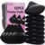 BEAKEY Powder Puff, 12pcs Face Triangle Powder Puffs for Loose & Foundation | Black Velvet Makeup Puff for Contouring & Baking, Ultra-soft Cloud Kiss Makeup Tools for Setting, Reusable & Washable