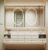 Solid Wood Vanity for Bathroom – 96 inch Double Sink Vanities, Floating Bathroom Cabinet with Two Seamless Integrated Basins and Smart Defog Mirror Cabinet, Soft Closing Doors, Storage Space