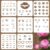 8Pcs 8 Styles Face Templates for Crafts Eye Face Stencil 12 x 12 Inch Facial Features Lips Mouth Eyebrows Nose Eyeglass Reusable PET Plastic Stencils for Wood Wall DIY Crafts Home Art Decor