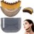 Lymphatic Contour Face Brush, Manual Lymphatic Drainage Massager, Natural Makeup Brushes with Durable Soft Bristles, Hypoallergenic Ergonomic Facial Cleansing Brush for Sculpting