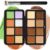16 Colors Cream [Contour Concealer Foundation] Makeup Palette for Cheeks – All in One Makeup Palette Kit with Brush, Natural Matte Long Wearing, Waterproof Blendable Face Make Up Pallete (#06)