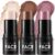 FOCALLURE 3 Pcs Cream Contour Sticks,Shades with Highlighter & Bronzer & Blush,Non-greasy Long-wear Face Contouring Pen,Easy to Sculpt the Face and Create a Lightweight Finishing Makeup,NEUTRAL