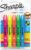 Sharpie Gel Highlighters, Assorted Colors, Smear-Resistant, Bullet Tip, 5 Count – No Bleed, Won’t Dry Out