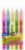 BAZIC 5 Fluorescent Gel Highlighter (2341) | No bleed-through, fluorescent gel highlighter sticks, twist-up, dry gel glides smooth, Non-toxic, ASTM D-4236