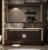 Bathroom Vanity with Dual Sinks, Floating Vanities Set Includes Smart Defog Mirror, Luxurious Stone Countertop and Striped Bath Sink Cabinet, Modern Vanity with Sensor Light for Bathroom (Brown,60″)