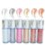 6Pcs Liquid Highlighter Set, Glitter Highlighter Stick for Face Body and Eye, Natural Shimmer Glowing Finish, Long Lasting, Waterproof
