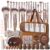 KUORYZAL Brown Makeup Brushes Set Professional 66Pcs with Case Premium Synthetic for Foundation Concealer Blush Eyeshadow Powder Contour Makeup Brush Kit Face Eye Make up Brushes & Tools
