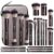 Professional Makeup Brush Set BS-MALL with Travel Case, 20PCS Synthetic Makeup Brushes for Foundation, Conce aler, Blush, Powder & Eyeshadow, Labeled Face Eye Brushes for Beginners, Makeup Artists
